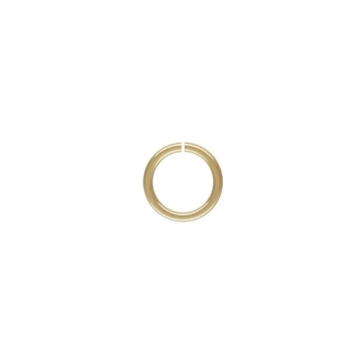 Goldfilled open montage ring, 5mm, glanzend; per 50 stuks