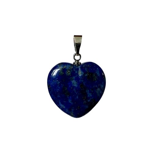 Lapis Lazuli, hangertje hartvorm, 20mm; per 5 stuks