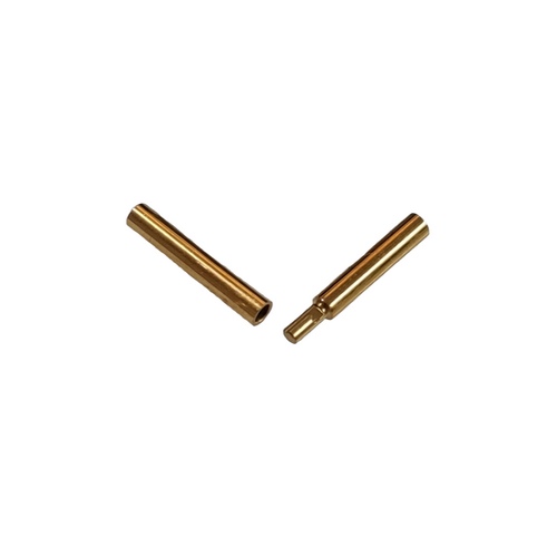 SST bayonet clasp, hole 1.2mm, ip gold; per 10 pcs