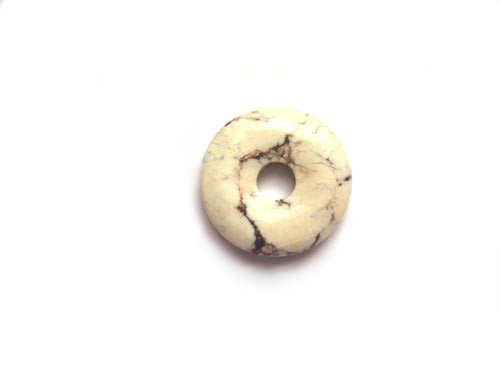 Lemon Chrysoprase, donut, Ø25mm; per 5 stuks