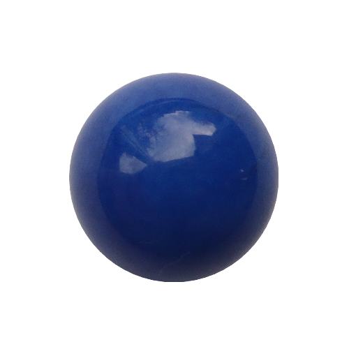 Lapis Lazuli, rond, zonder rijggat, 12mm; per 5 stuks