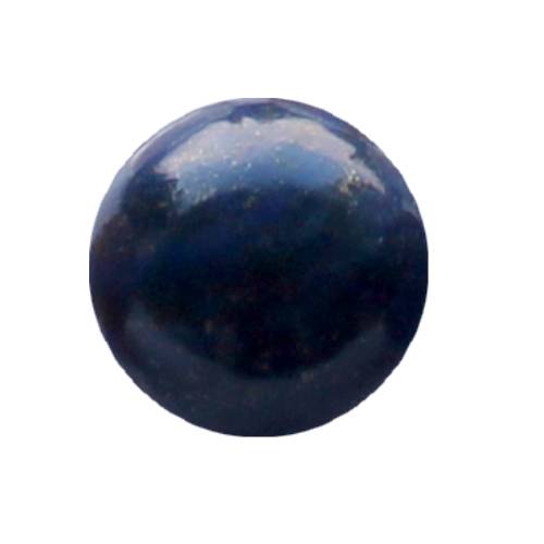 Lapis Lazuli, rond, zonder rijggat, 16mm; per 5 stuks