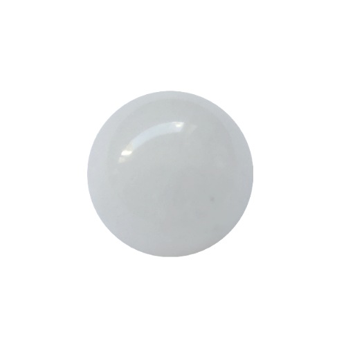 White Quartz, round, no hole, 10mm; per 5 pcs
