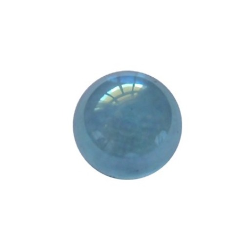 Aqua Aura, round, no hole, 10mm; per 5 pcs - Click Image to Close