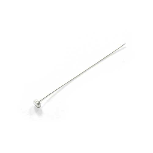 Silver headpin, 4cm, wire 0.45mm; per 25 pcs