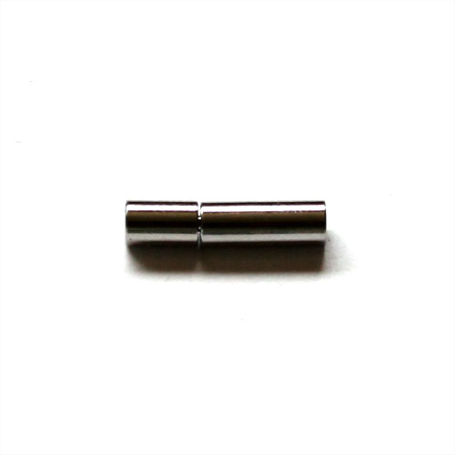 Metalen bajonet slot tbv 4mm, glanzend; per 50 stuks