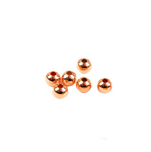 Stainless steel bead 3mm, ip gold; per 100 pcs