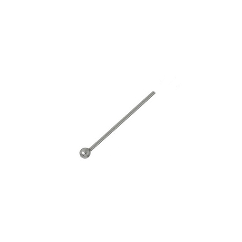 Stainless steel headpin, 20x0.6mm; per 25 pcs