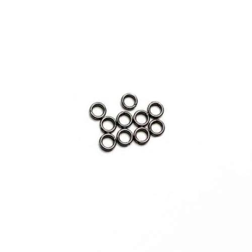 Stainless steel open jumpring 3mm, wire 0.6mm; per 250 pcs - Click Image to Close